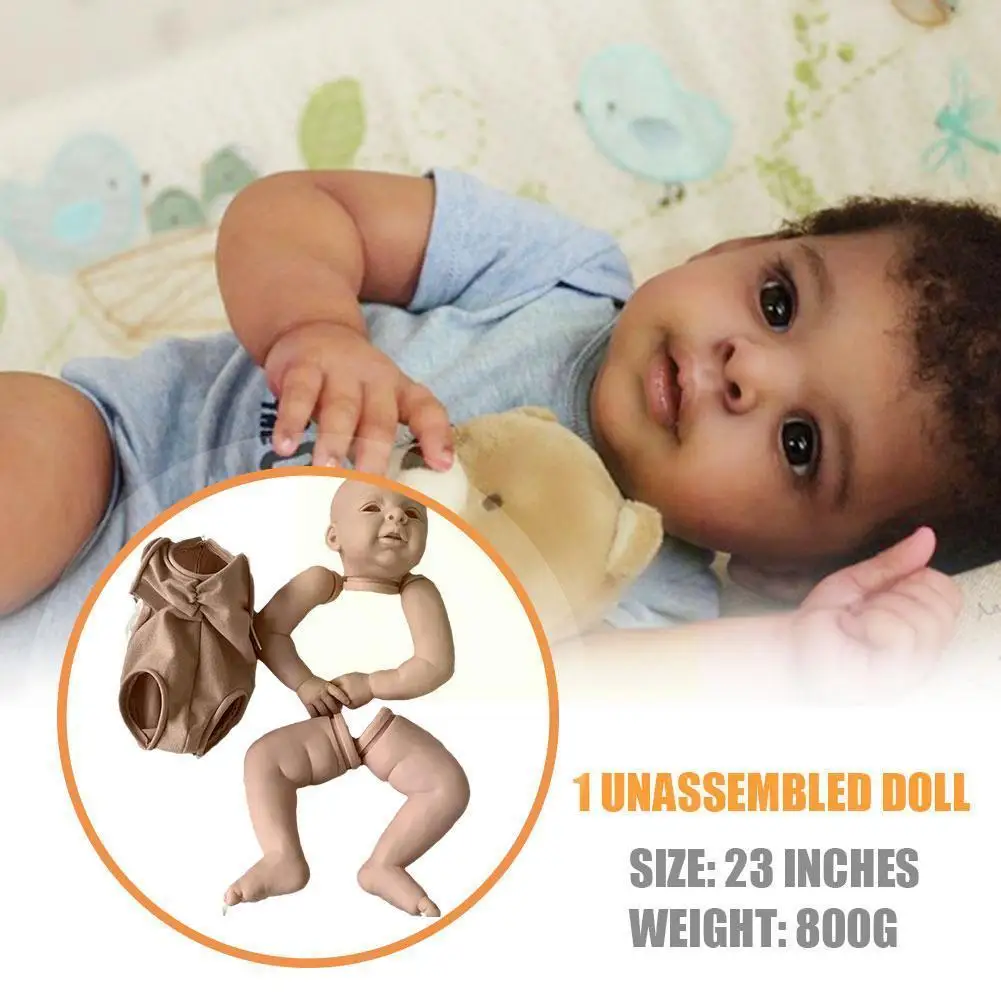 

23 Inch Reborn Doll Kit With Limited Edition Popular Kit Color Hot Sale Soft Dropshipping Vinyl Fresh Kit 2021 B0Z3