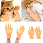 Комплект из 2 предметов, мини футболка с забавным мультипликационным принтом пальцев рук и пальцев ног комплект Творческий палец игрушка для развития маленькая рука модель Рождественский подарок игрушки