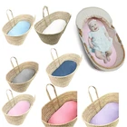 Простыня для люльки, натяжная простыня в горошек Minky, супермягкая дышащая Гибкая простыня для колыбели, корзины и люльки, матрас