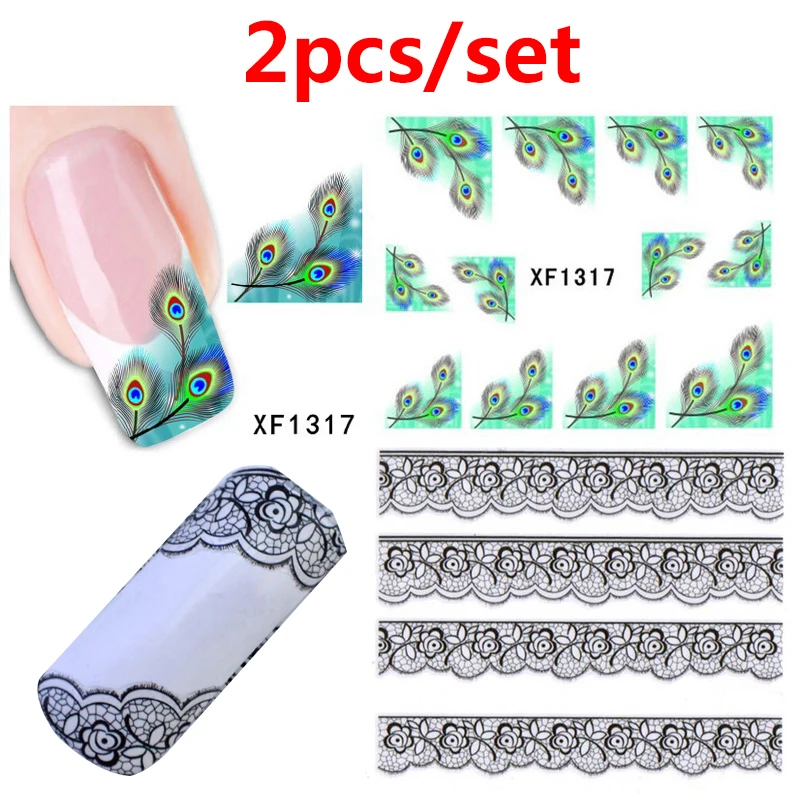 2/3Pcs рельефный рисунок 3D ногтей наклейки, водяной знак цветы наклейки для ногтей, переводятся на ногти художественное оформление ногтей советы переводятся с помощью воды, наклейки для ногтей - Цвет: Style 3