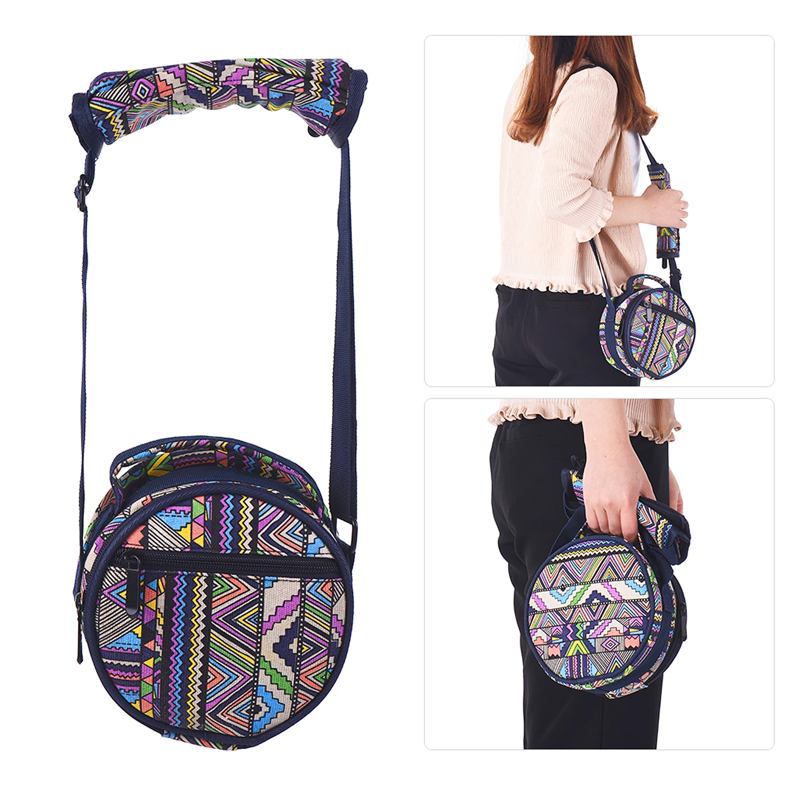 

Muslady Steel Tongue Drum 5.5 Inches 8 Notes C Key Tank Drum Percussion Instrument with Drumsticks Carry Bag for Music Beginners