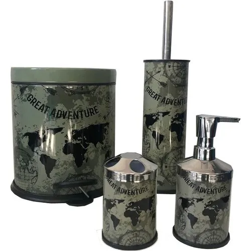 

Patterned World 4-Piece Trash Can Accessory Set