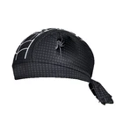 Новинка, черная велосипедная уличная спортивная Пиратская шапка, спортивная повязка на голову, бандана для мужчин