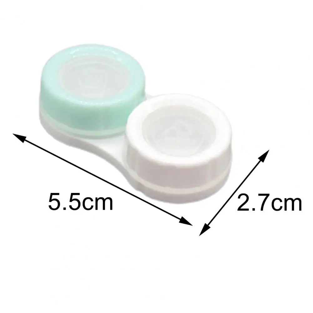 

5Pcs Contact Lenses Holder Travel-friendly Vibrant Color Wear Resiatant Soak Storage Contact Lenses Case for Travel