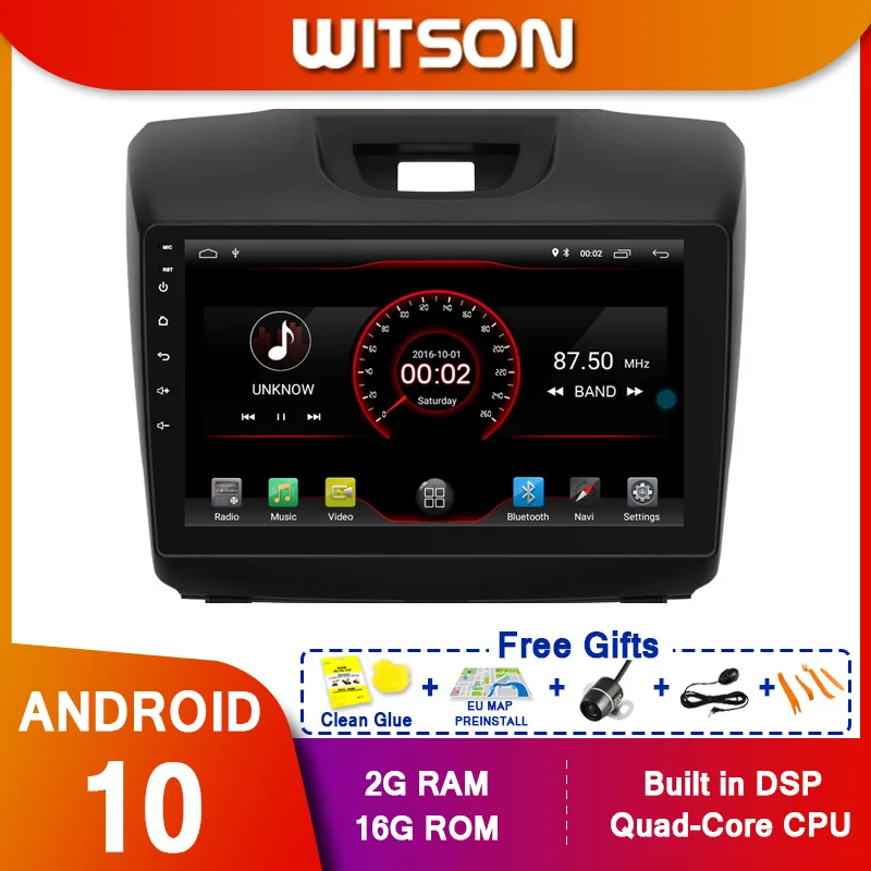 WITSON 9 &quotFULL HD сенсорный экран Android 10 0 Восьмиядерный Автомобильный GPS
