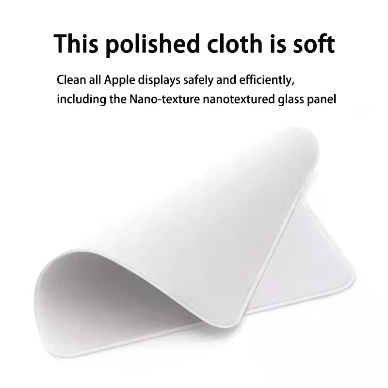 

Apple Polishing Cloth IPhone Polishing Cloth Silver Apple Phone Computer Screen Polishing Cloth Macbook