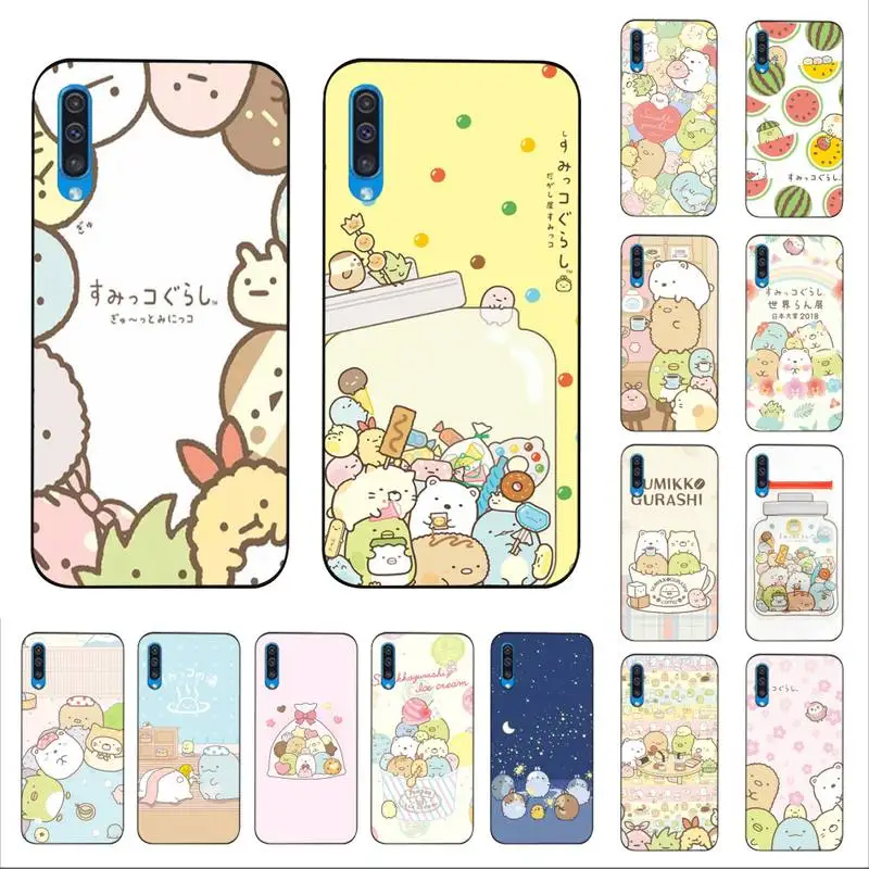 

MaiYaCa Kawaii sumikko gurashi Bling Cute Phone Case for Samsung A10 20s 71 51 10s 20 40 50 70 A30s cover