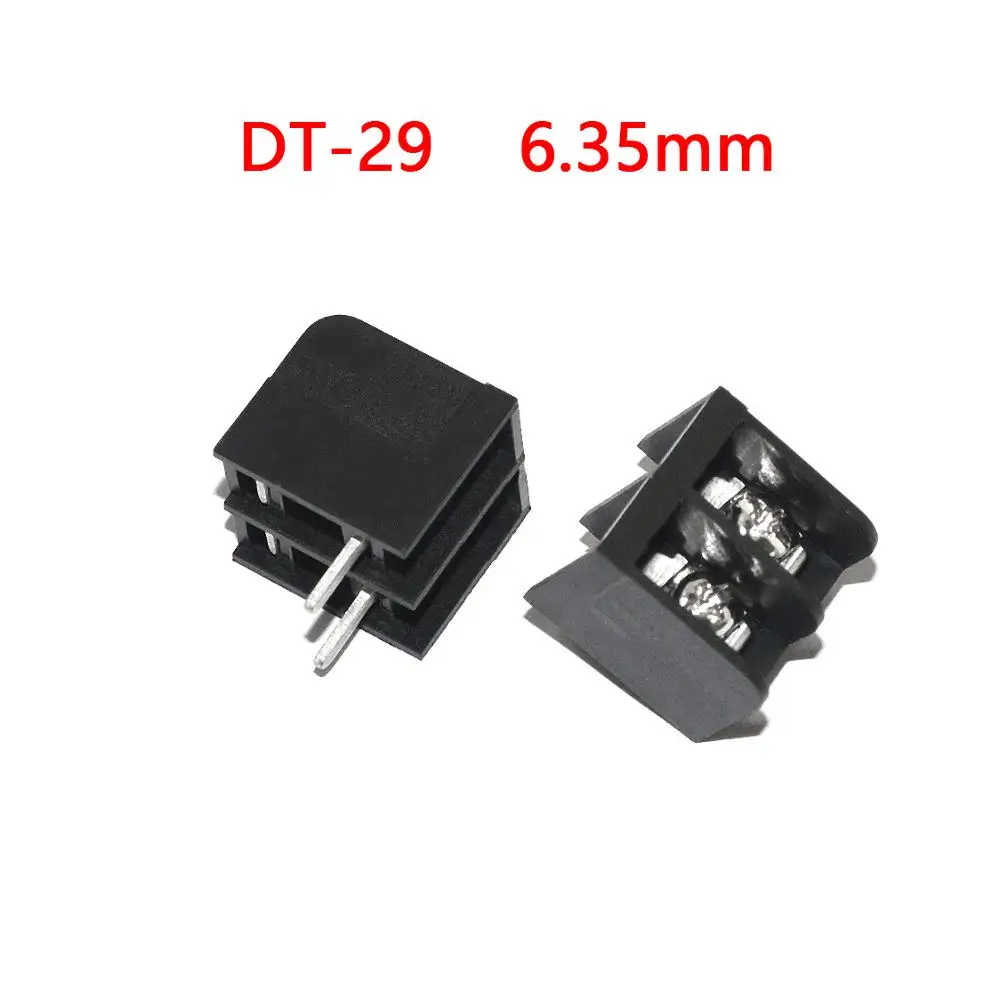 

10PCS DT-29 DT29 terminal 2p connector 6.35mm spacing connector 300V 15A HB611