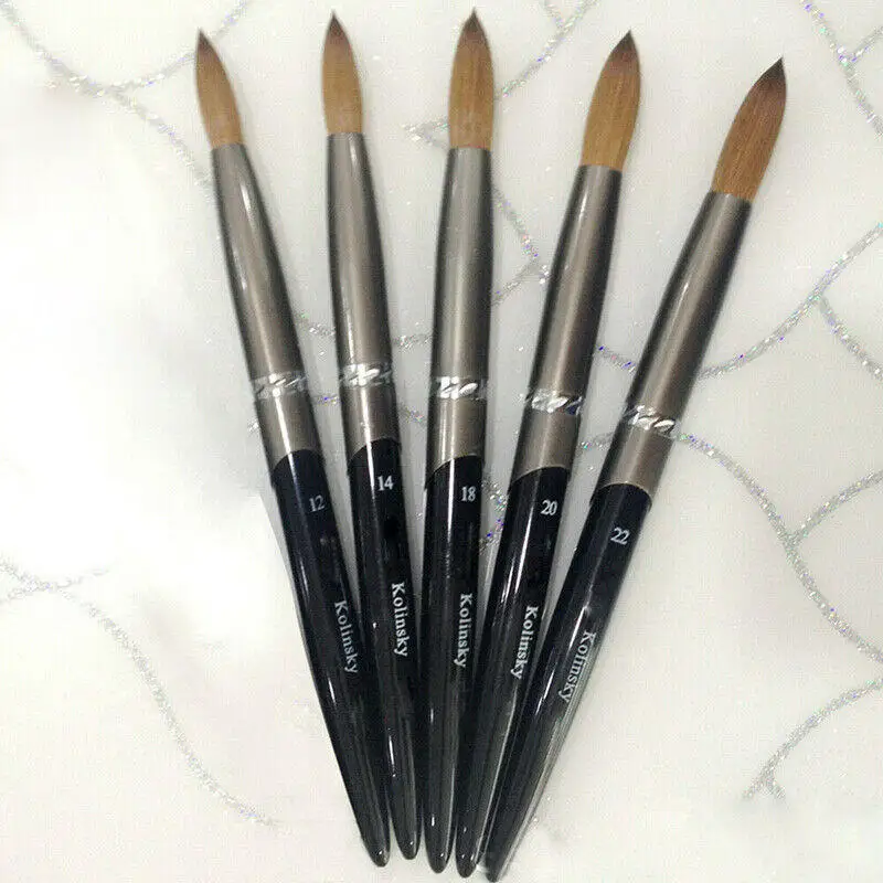 Инструмент для маникюра круглый стержень большая Хрустальная ручка кисть