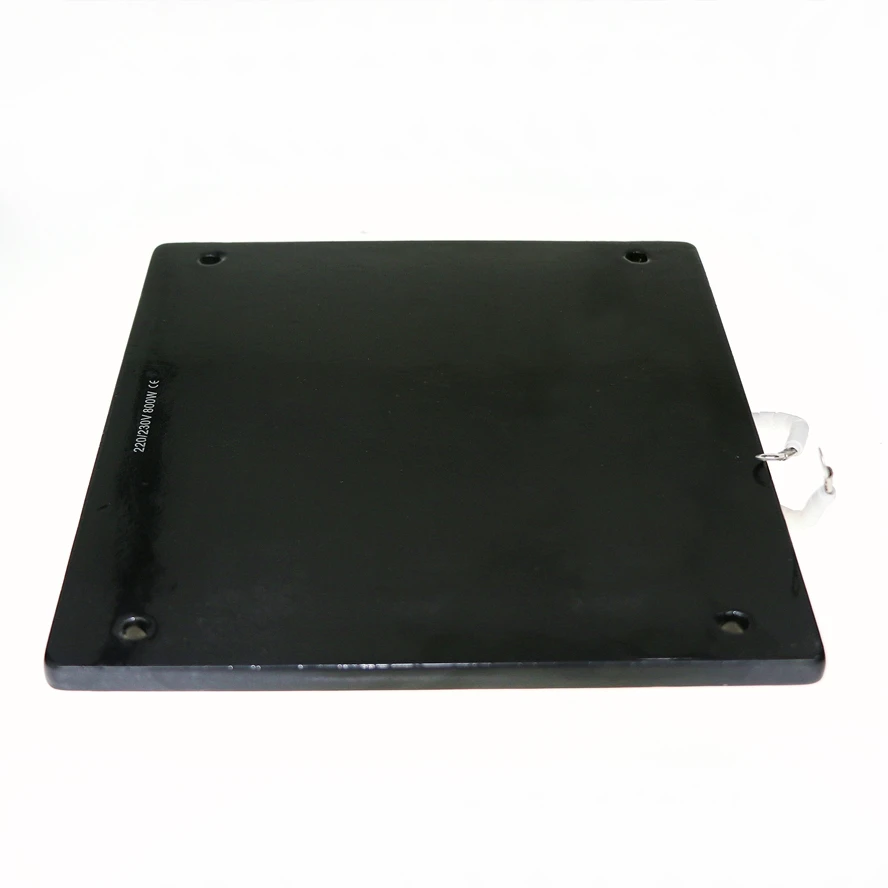 IR Ceramic Infrared Heater Hot Plate  223x200mm Board 800W -1000W Heating Warm Temperature Reachable 300 Degree Celsius