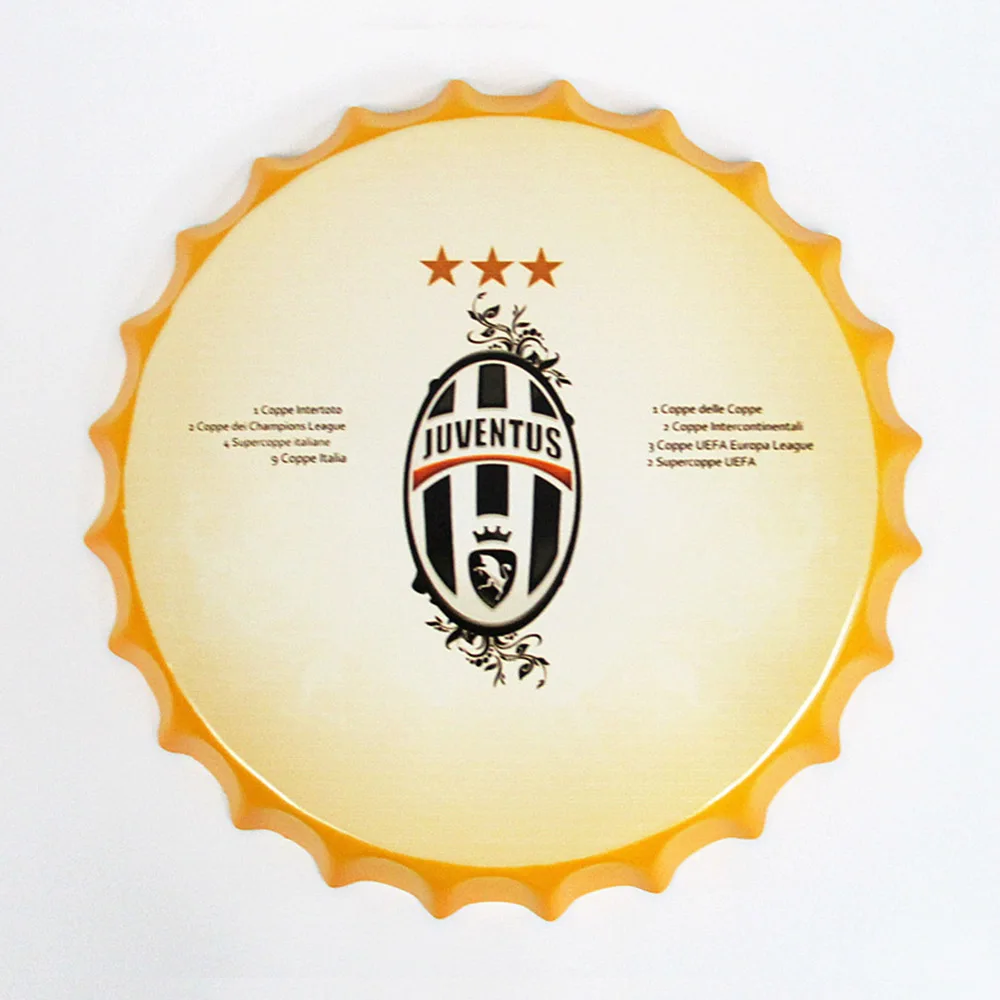 FJ0512 35cm Vintage Bottle Cap Metal Tin Signs Pub Bar Retro Wall Decor Metal Plate Home Decor Plaques Art Poster - Цвет: FJ0512