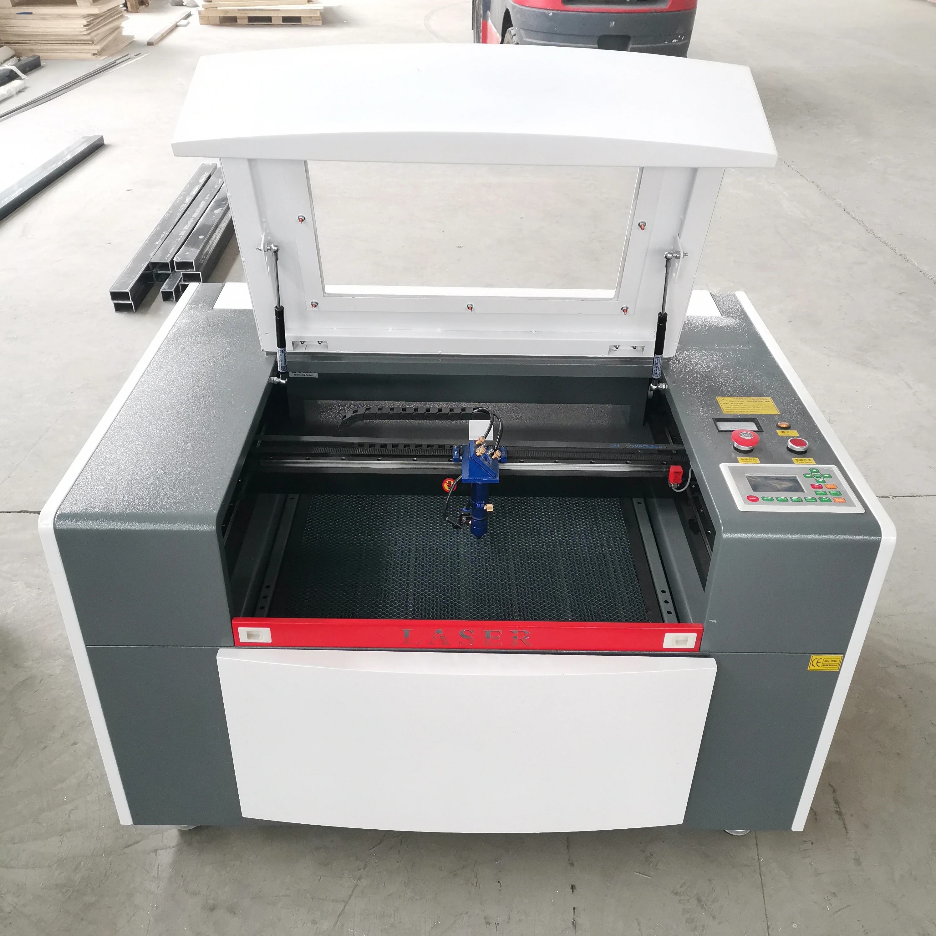 RUIDA control 100W 4060 Лазерная лампа с линейной направляющей X Y и мотором nema 23 FOB или цена
