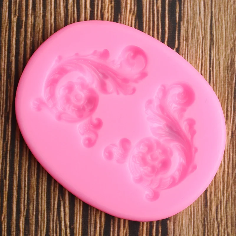 Силиконовые формы в виде листьев цветов |