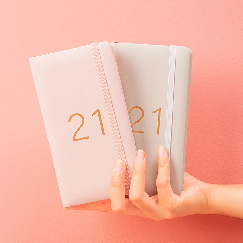 

2021 A5 Agenda Planner Organizer Diary Weekly Monthly Note Book and Journal 365 Day Plan Notebook Back to School Travel Handbook