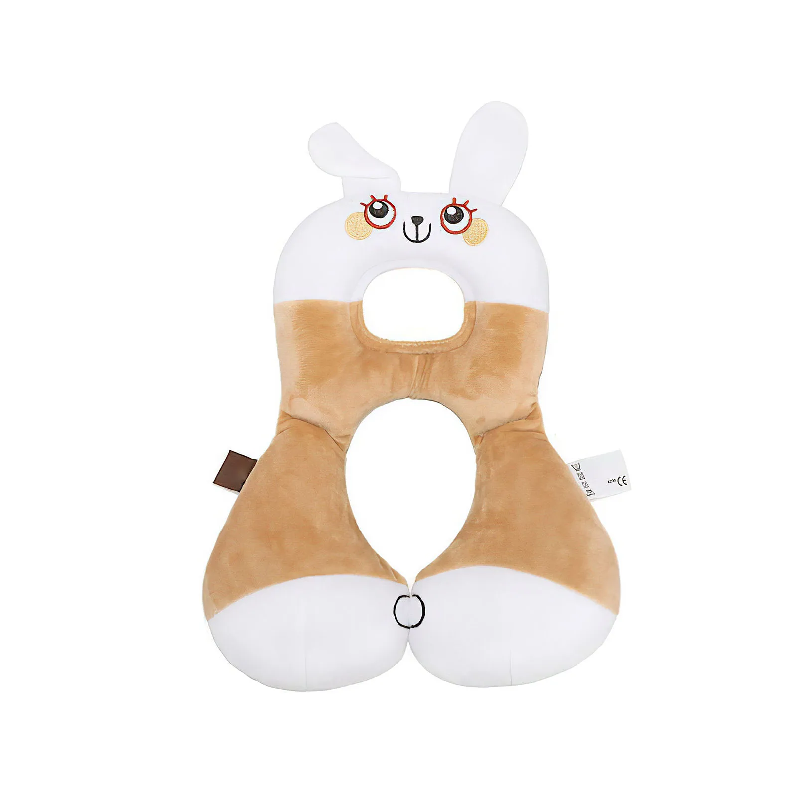 

Baby Neck Support Pillow Cute Animal Rabbit Shaped Soft Breathable Travel Infant U-Shaped Sleep Neck Pillow For Home Outdoor
