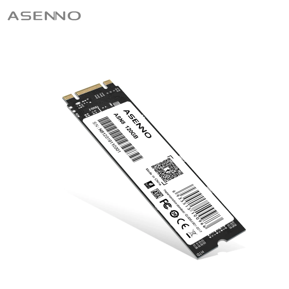 Asenno M.2 SATA SSD 1 ТБ 120 ГБ 240 512 HDD M2 NGFF 2280 для портативного компьютера|Внутренние
