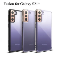 ringke fusion designed for galaxy s21 plus silicone case flexible tpu and transparent hard pc back cover hybrid