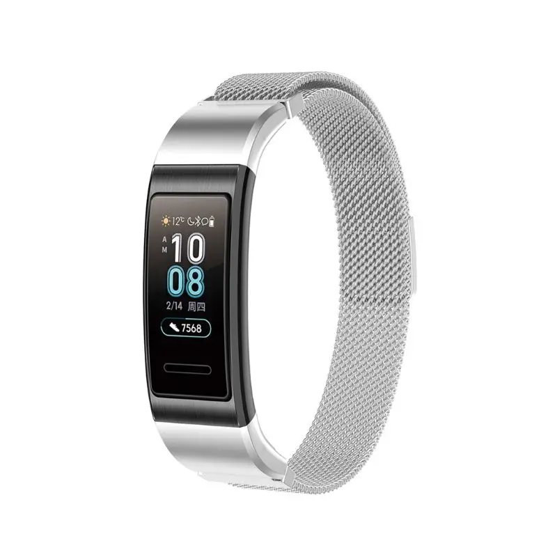 Магнитный ремешок для часов из нержавеющей стали для huawei Honor Band 3/Band 3 Pro TER-B09 TER-B29 браслет