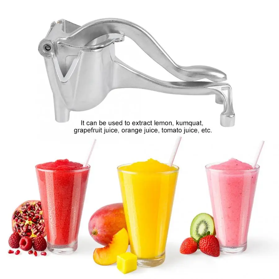 

Aluminum Alloy Portable Manual Fruit Juicer Lemon Orange Squeezer Extractor Squeezing Tool for Kitchen Supplies