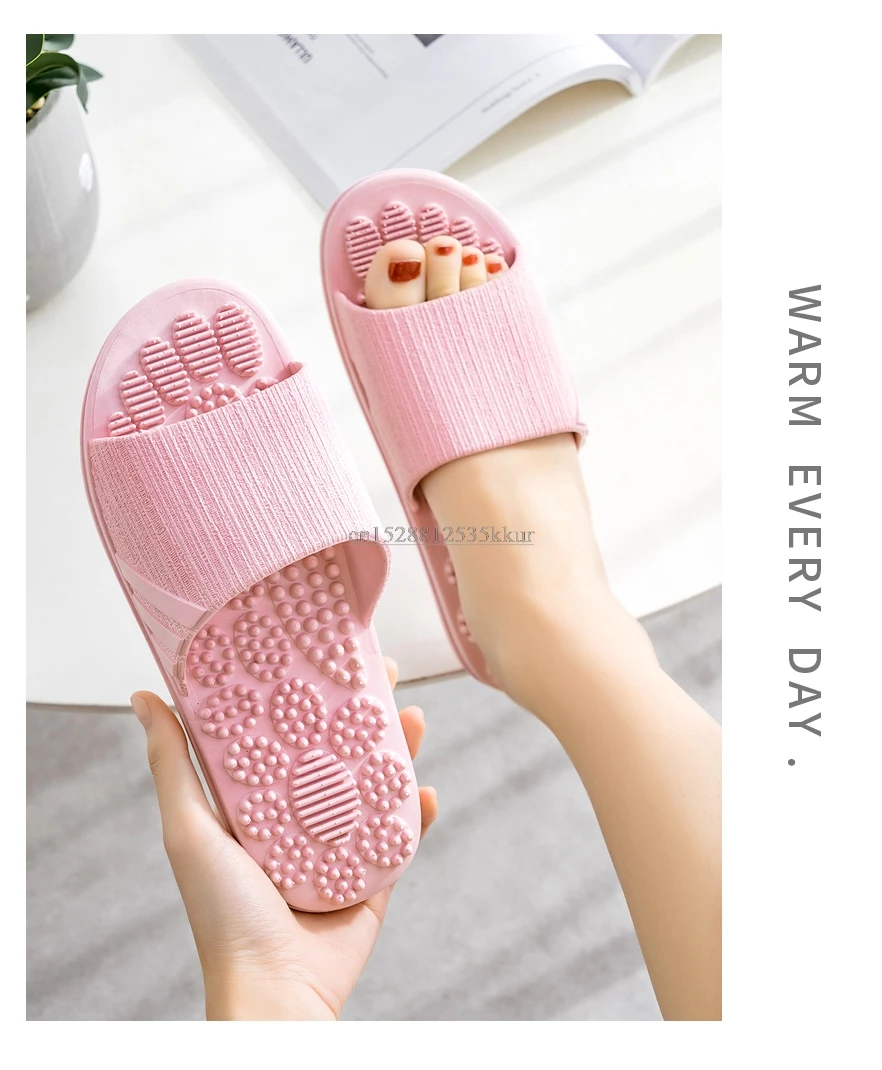 Рефлекторный массажер для ног Мягкие Шлепанцы ванной Нескользящие домашние