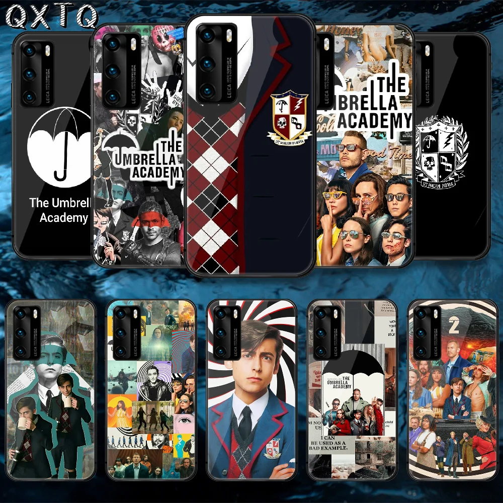 

TV The Umbrella Academy Tempered Glass Phone Case Cover For Huawei Honor Mate P 8 9 10 20 30 40 A X I Pro Lite Smart 2021