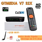 Спутниковый ресивер GTmedia v7 s2x 1080P с usb, Wi-Fi, H.265, Freesat, цифровой приемник GT, обновление v7s, hd, DVB-S2, без приложения