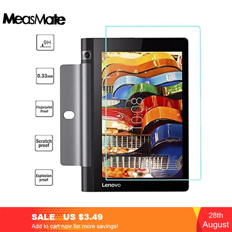 Закаленное стекло Yoga Tab3 8 850 для Lenovo 0 850F 850L 850M Защитное экрана " защитная пленка |
