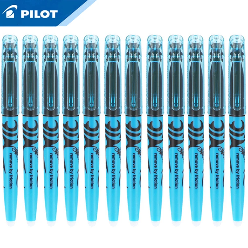 Blue 12 шт./лот японский пилот SW-FL FRIXION стираемый маркер ручка офисные и школьные канцелярские принадлежности - Цвет: Blue