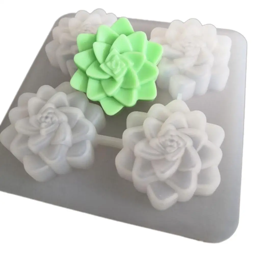Силиконовые формы для мыла 3D суккуленты DIY ручной работы Инструменты