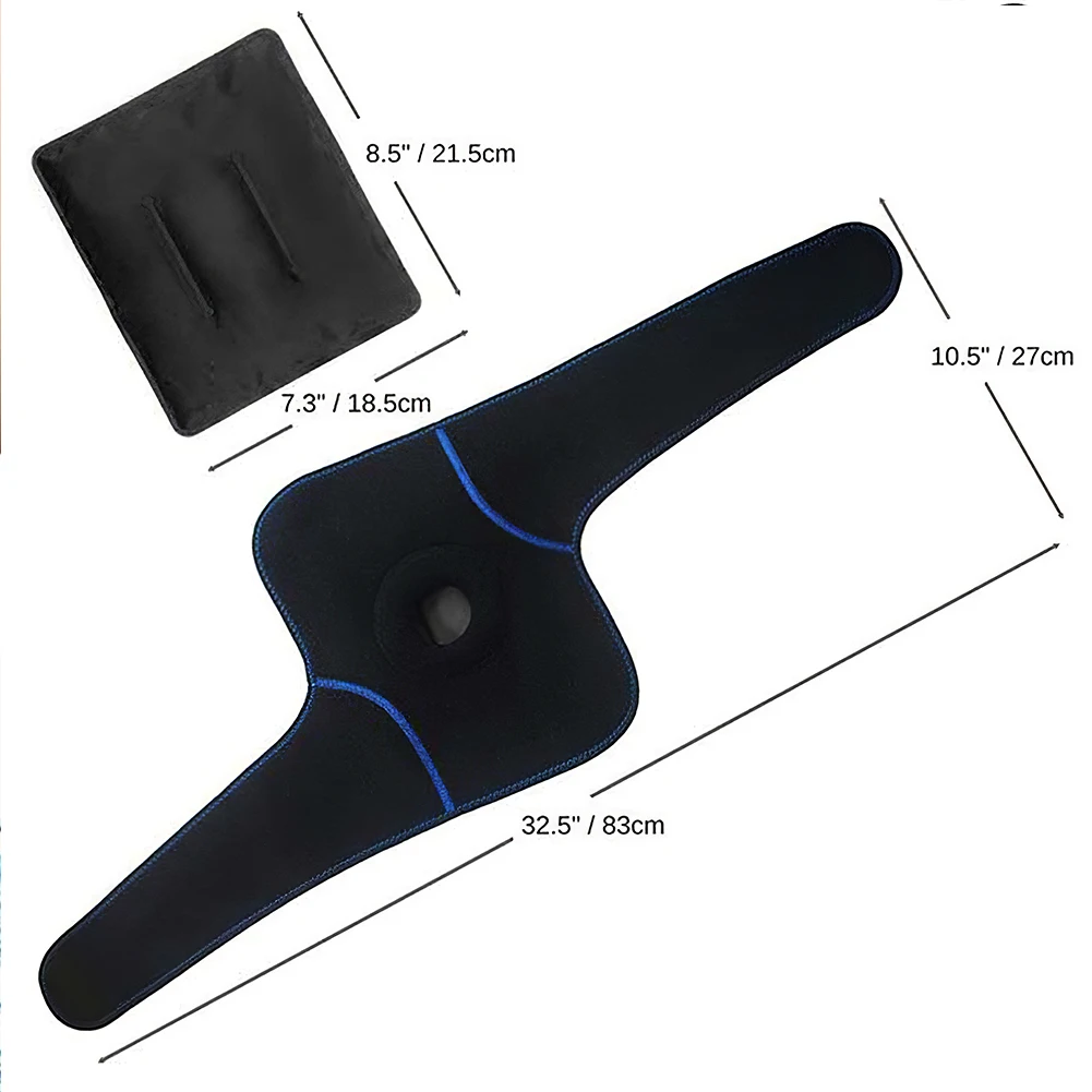 

Knee Brace Hot Cold Therapy Wrap Adjustable Dual Stabilizers Non Slip Comfort Neoprene For Joint Pain Bursitis Arthritis