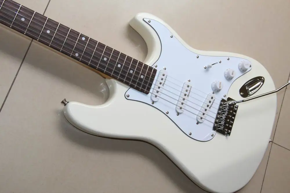 Бесплатная доставка новое поступление модель STR электрическая гитара кремового