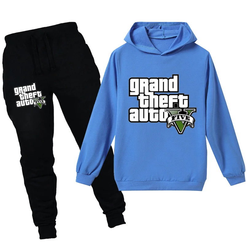 Новая детская одежда Grand Theft Auto V футболка с капюшоном и надписью для мальчиков Топ