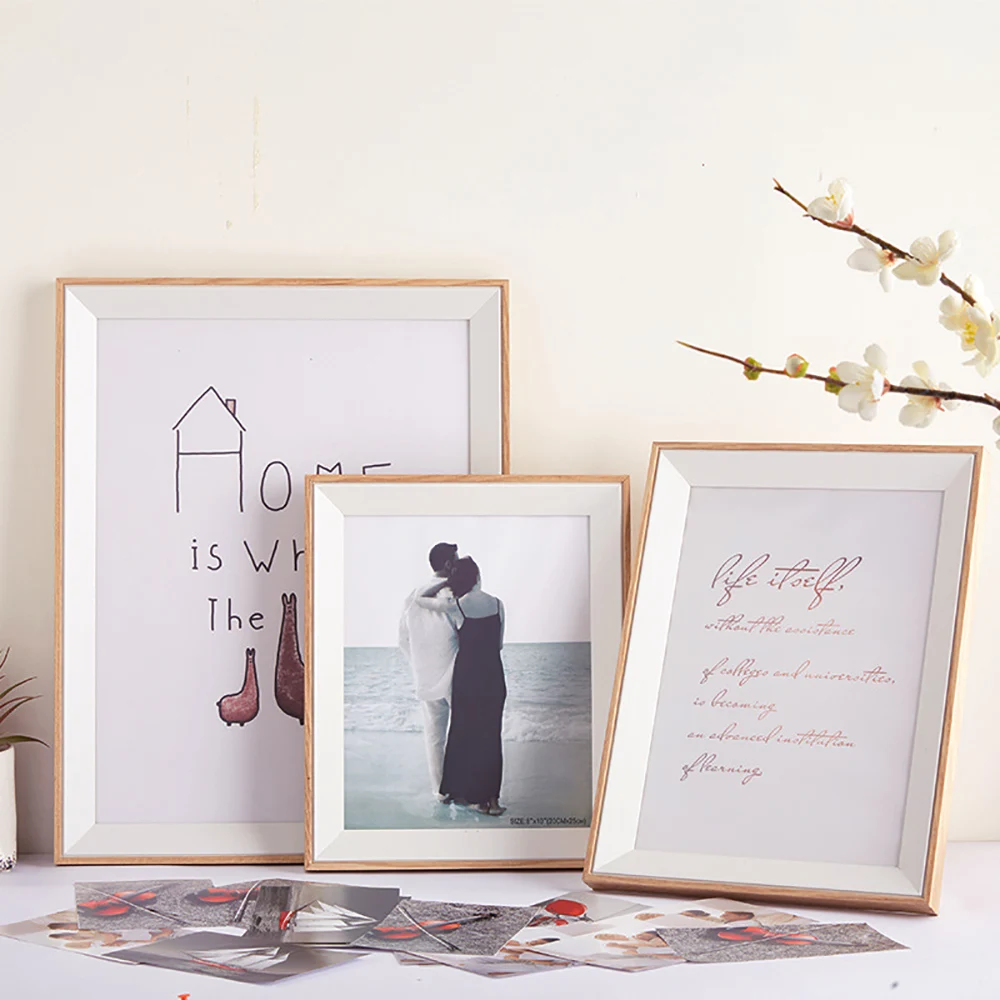 Винтажная деревянная рамка Notic 5 10 дюймов Декор для дома фоторамка Настольная