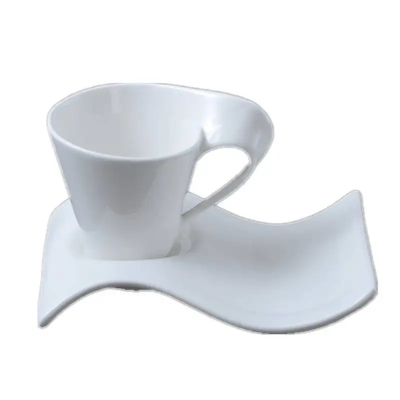 

Creative Artistic Ceramics Mugs with Spoon Tray coffee mug Milk Tea office Cups Drinkware the Best birthday Gift for Friends