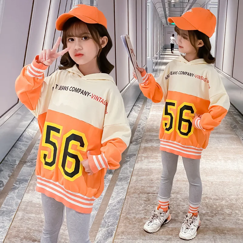 Детская одежда с капюшоном на возраст от 10 до 12 лет весенне осенняя Повседневная