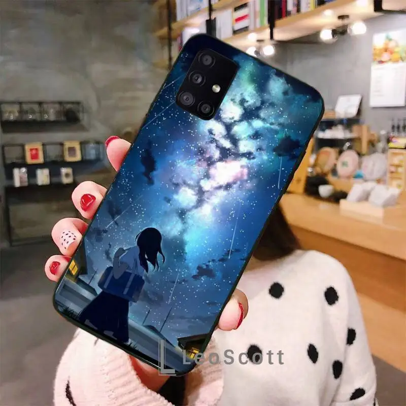 

Anime Your Name Phone Case For Samsung A40 A50 A51 A71 A20E A20S S8 S9 S10 S20 Plus note 20 ultra 4G 5G