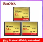 Двойной Флеш-накопитель Sandisk Extreme Compact Flash Камера карты памяти 32 Гб 64 Гб 128 ГБ для спортивной экшен-камеры 4 K и записи видео в формате Full HD до 120 МБс. читать Скорость