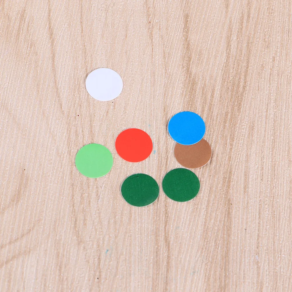 

16pcs Self Adhesive Sticky Color Coding Labels Removable Small Circle Dot Stickers for Classroom Organization Decorations Yard