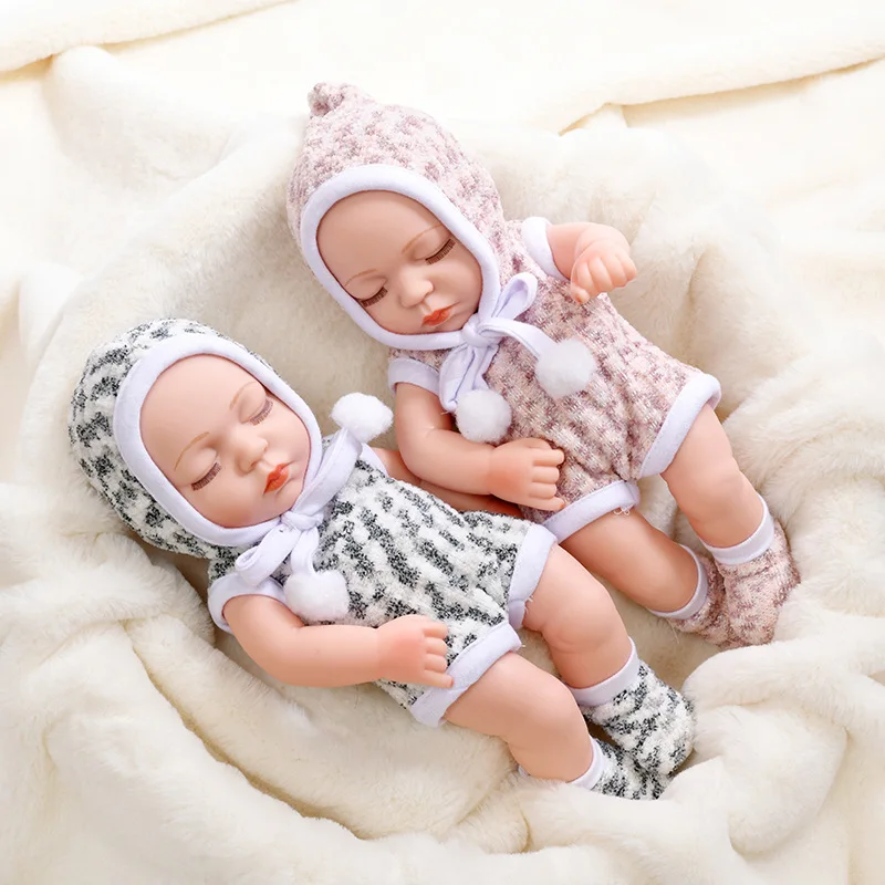 

30CM Lifelike Reborn Doll Full Silicone Body Realistic Sleeping Girl Lovely Reborn Baby Dolls For Kid Birthday Gift Toddler Toys
