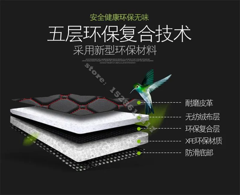 Стайлинг автомобиля 3D трехмерный защитный ковер из ПУ для багажника changan CS75 2014-2020