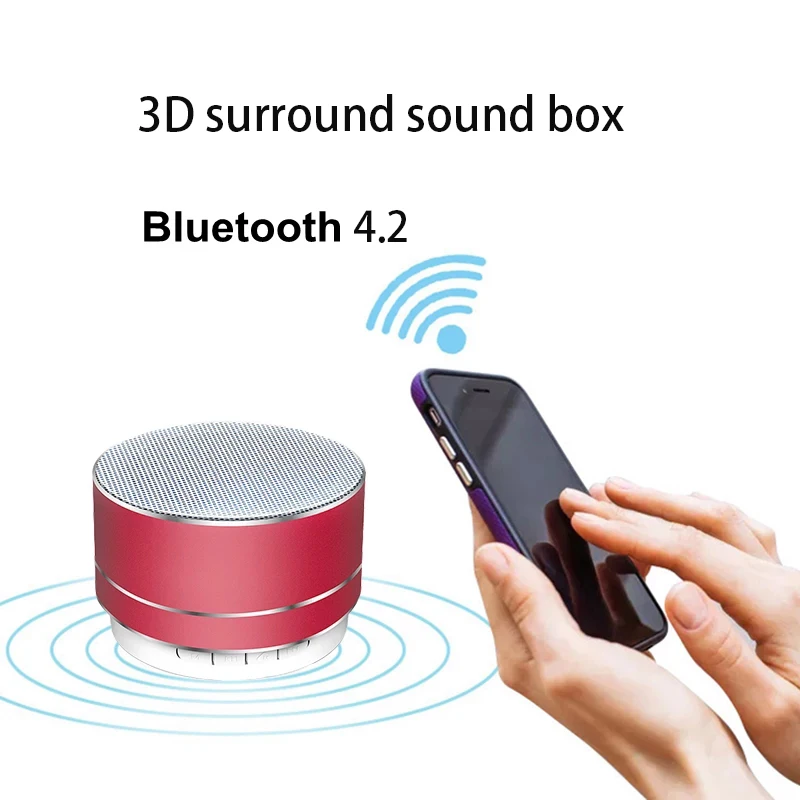 Новый объемный звуковой эффект беспроводной Bluetooth небольшой звук мобильный