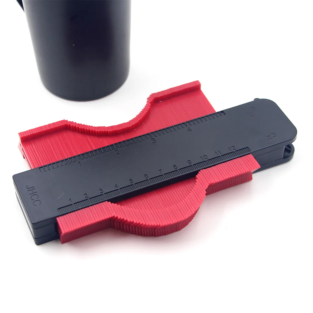 Gauge Durable ABS Profile Measure Easy Read Ruler Carpet High Accuracy Shape Duplicator Self Locking Template Laminate | Инструменты