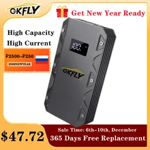 GKFLY High Power 20000mAh Car Jump Starter 12V 1500A Portable Starting Device Power Bank Car Charger For Car Battery Booster LED