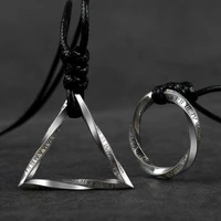 time cycle ins fashion mens and womens pendant mobius sterling silver necklace
