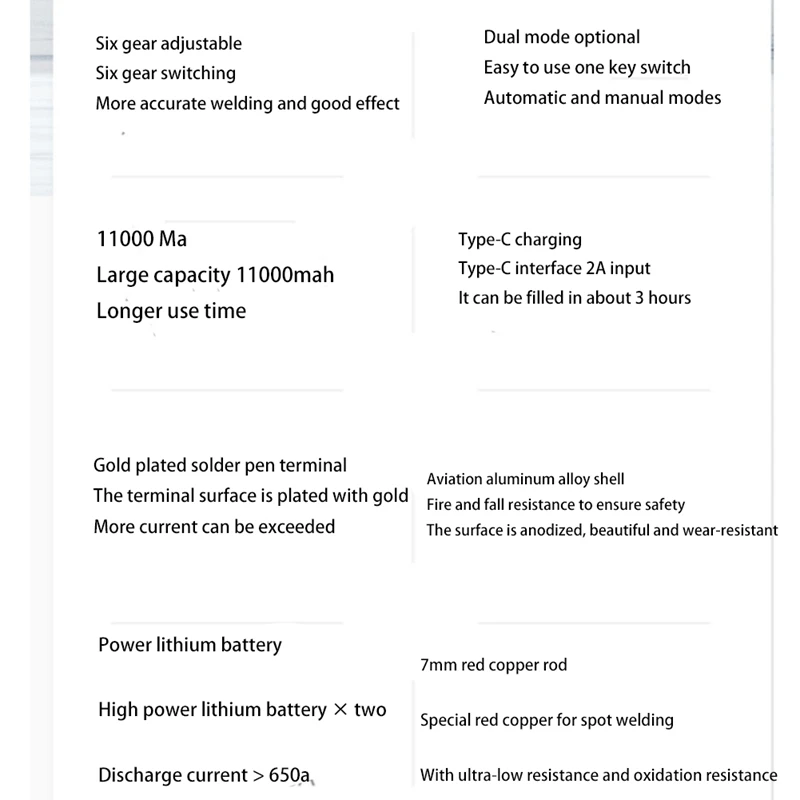 Портативный мини-аппарат для точечной сварки DIY 18650 литиевой батареи