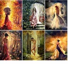 5D DIY алмазная живопись, красивая девушка Стразы, алмазная вышивка, мозаика, украшение для дома