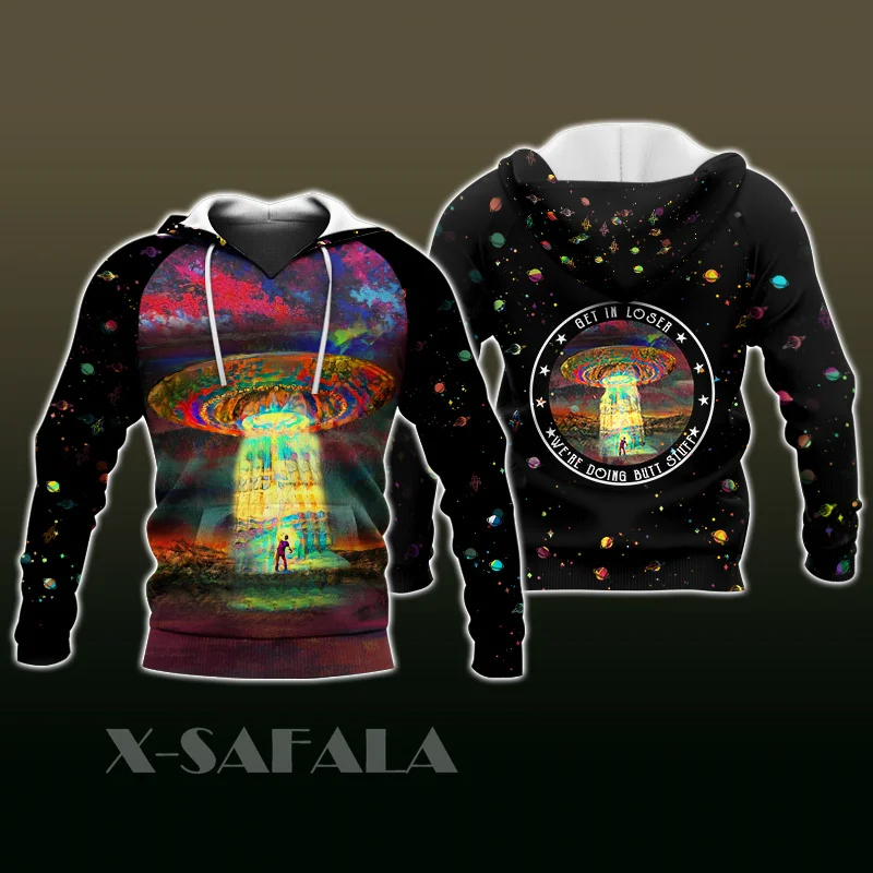 

Universe Starry Sky People 3D All Print Hoodie Man Women Harajuku Outwear Zipper Pullover Sweatshirt Casual Unisex