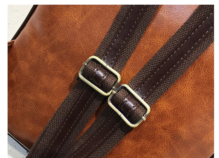 Beibaobao модный рюкзак Mochila Feminina с защитой от кражи, школьные сумки, водонепроницаемые дорожные винтажные рюкзаки для ноутбука, коричневый кожаный большой женский рюкзак