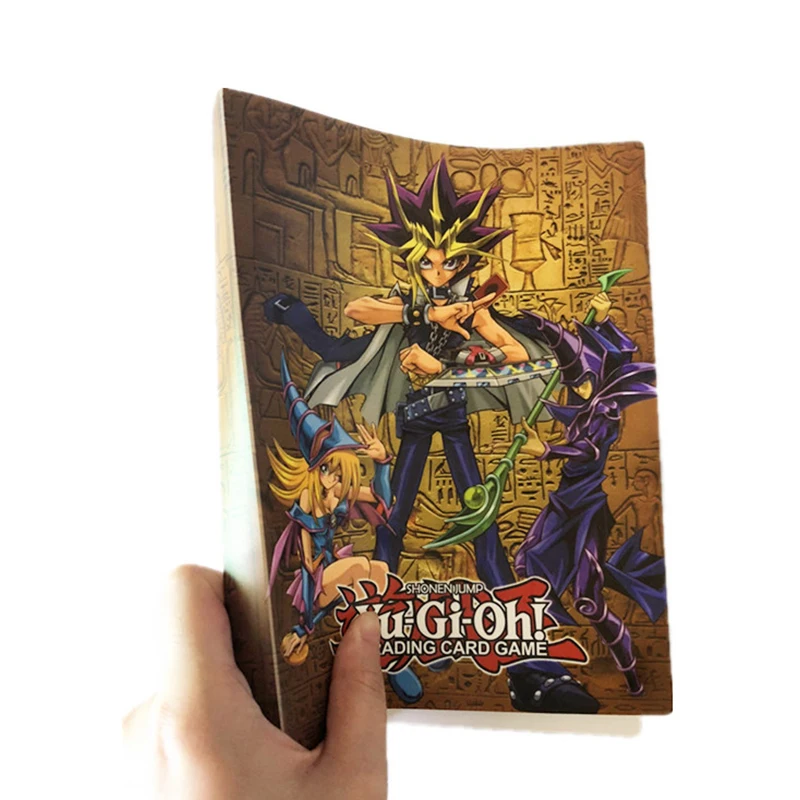 160 шт. альбом Yugioh держатель для карт книга с рисованным аниме Yu-Gi-Oh! Ролевая игра