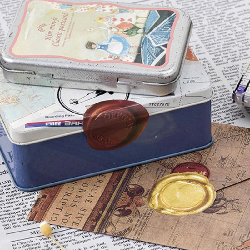 45 шт./лот креативные милые восковые печатные ПВХ декоративные наклейки сделай